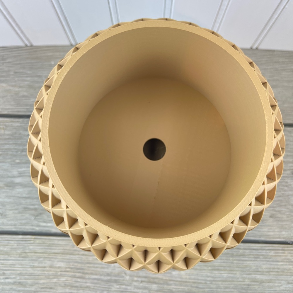 Indoor Flower Pot, The Cinor Planter Pot w/ Drainage Hole & Drip Tray - Picture 4 of 9